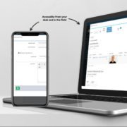 RiteTrack Tribal and Juvenile Services Software Mobility Feature Examples on Cell Phone and Laptop