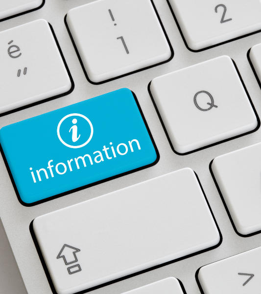 Keyboard Information Blue