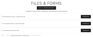 Portal Files and Forms